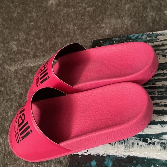 Cavalli Class fushia  pink Slides Sz 41 - Picture 9 of 11